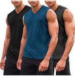 COOFANDY Men's 3 Pack Workout Sleev