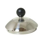 Alessi 9093 Kettle Lid Replacement Part (with Black Knob for 9093 Blue)