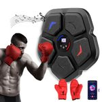 Smart Music Boxing Machine, FINCOME Boxing Equipment with, 9 Levels Speed & Volume 3 Modes, Wall Boxing Music Machine for Adults Kids Training Indoor Home Workout Machine