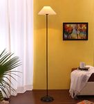 Devansh Flat Floor Lamp (Off-White)