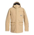 DC Shoes Servot - Snowboard Jacket - Snowboard Jacket - Men - M - Brown