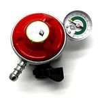 Igt Patio Gas Regulator With Pressure Gauge 27Mm Clip On 5 Year Warranty