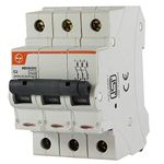 HIGHTECH L&T EXORA 25A 3-Pole (TP) MCB 415V 10KA C-Curve Miniature Circuit Breaker