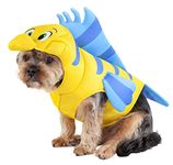 Rubie's Disney Little Mermaid Flounder Pet Costume, As Shown, Small