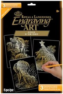 Royal and Langnickel Engraving Art 3 Design Value Pack, Gold