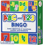 Party Hearty Alphabet and Number, ABC and 123 Bingo Board Game for Kindergarten and Preschool Kids Learn to Read Fun 2 Versions for Ages 4 and Up (Animal Edition)