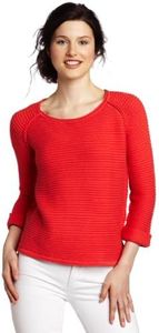 525 America Women's Crop Pullover, Heirloom Tomato, Large