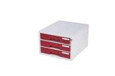 System Color File Cabinet (Wine Red)