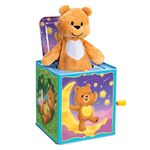 Schylling-Teddy Bear Pop N Glow Jack in The Box-18+mo-TPGJB, Small