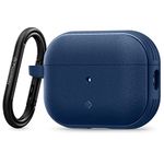 Caseology Vault for Airpods Pro 2 Case [Keychain Carabiner Included] Designed for Airpods Pro 2nd Generation (2022)(2023) - Navy Blue