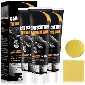 Car Scratch Repair Paste, 2026 New Car Scratch Remover Kit Polishing Wax for Vehicles, Adhesive for Repairing Scratches on Cars with Sponge (3)
