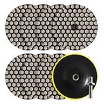 iMetrx 8Pack Dry Diamond Polishing Pads 4 inch (7pcs, Grits 50#-2000#) and Backer Pad (1Set) Concrete Diamond Sanding Discs Marble Granite Stone polishing kit