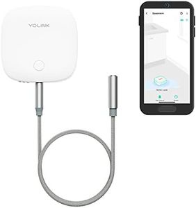 YoLink Water Leak Sensor 2, 1/4 Mile World's Longest Range Smart Home Water Leak Sensor, Water Leak Detector with Built-in Siren Up to 105dB, Compatible with Alexa and IFTTT - YoLink Hub Required