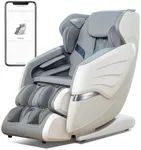 BOSSCARE Massage Chair SL Track Massage Chair Recliner, Zero Gravity Full Body Airbag Massage Chair with Body Scan Bluetooth Heat AI Control Foot Roller Handrail Shortcut Key, R8686 Gary