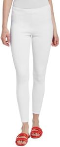 Lyssé womens Toothpick Denim Leggings, White, Small US