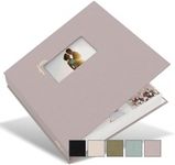 Photo Albums for 4x6 photos Holds 500 | Premium Photo Album | Photo Album with 500 Picture Pockets | Acid Free Photo Album for Wedding, Birthday, Baby Photo Album (Taupe/Grey)