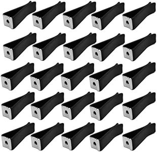 100 Pieces Square Head Car Air Vent Clips，BetterJonny Decorative Auto Air Conditioner Clips Car Outlet Perfume Clips Bulk with Square Head for Car, Office, Home and Cafe