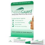 NasalGuard Airborne Particle Blocker Cold&Flu Gel Year-Round Solution for Blocking Allergens and Cold Flu Symptoms (Scented) - Drug-Free and Proven Safe - Over 150 Applications Per Tube, Green