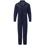 Blue Castle 377/NV-XXL 2X-Large Quilted Boilersuit Coverall - Blue