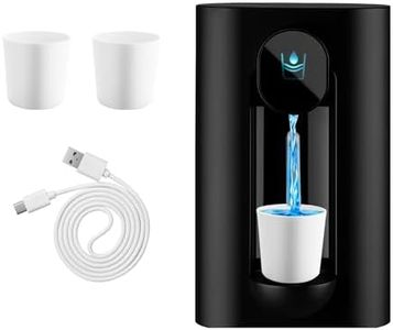 Automatic Mouthwash Dispenser 18.26oz(540ML) Touchless Electric Mouth Wash Dispensers Bathroom Accessories with 2 Magnetic Cup 3 Modes Wall Mounted Mouth Wash Dispenser for Home Kid (Black)