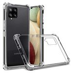 Compatible For Samsung A12 Case, Crystal Clear [Anti-Yellow] [Shockproof] A12 Phone Cover , Soft TPU Protective funda, Ultra [thin Slim Fit], , Smartphone Case For Galaxy A12 Phone Hülle-Transparent