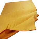 Mybecca Microsuede Suede Fabric Upholstery Drapery Furniture Cover & General Use Fabric 58/60" Width Fabric Sold Per Yard Mustard/Sun