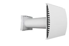 Condensation Damp Control Passive Wall Intake Vent Grille Kit with Filter 100mm (4 inch) Duct for Passive Fresh Air Anti Draught & Non Inflammable External Wall Wind Sound Baffle Hood Vent Cover Draft