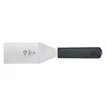 Mercer Culinary Millennia 4 x 2.5-Inch Square Edge Turner, Stainless Steel, 15x10x3 cm, Black