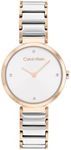Calvin Klein Analogue Quartz Watch for women with Two-Tone Stainless Steel bracelet - 25200139