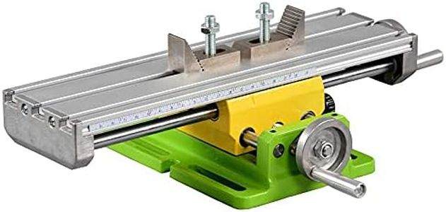 Mini Bench Drill Adjustment MultifunctionWorktable Milling Working Cross Table Milling Machine Compound Drilling Slide Table for Bench Drill Adjustment X-Y