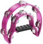 Flexzion Tambourine Metal Half Moon