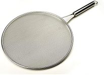 RSVP International Endurance Kitchen Collection Splatter Screen, Dishwasher Safe, 15" Diameter, Stainless Steel