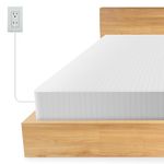 Ground Sense Grounding Fitted Sheet with Grounding Cord, Grounding Sheets California King Size (72”x84”x13”, White), Earthing Grounded Bed Sheets for Better Sleep, Organic Cotton and Pure Silver Fiber