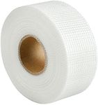 QILIMA Self-Adhesive Fiberglass Drywall Joint Mesh Tape, Fiber Mesh Crack Patch Wall Repair Fabric,2 Inch by 148 Feet White