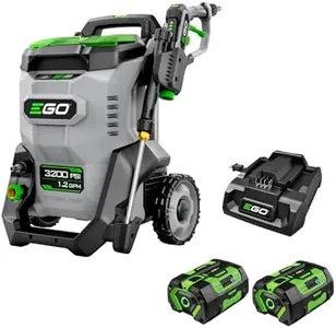 EGO Power+ Electric Pressure Washer, 3200 PSI Power Washer, Includes (2) 56V 6.0Ah Batteries and Charger - HPW3204-2