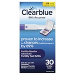 Clearblue Fertility Test Sticks, for use with Advanced Fertility Monitor, 30 Tests