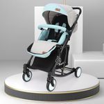 R for Rabbit Rock N Roll Baby Stroller Compact Travel Friendly Pram for Baby, Stroller turn Rocker for Baby, Kids Pram & Strollers, Prams for Boys & Girls of 0-3 Years | 6 Months Warranty |(Sea Green)