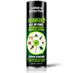 Gecko All-in-One Insect & Rodent Repellent Spray | Effective Against Rats, Cockroaches, Lizards, Ants, Termites, Bed Bugs, Spiders, Flies, Centipedes & Mice | Child Safe | Easy-to-Use Formula | 200ml