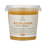 Earthbreath Wildflower Raw Honey – 900g – Unpasteurised, Unfiltered – Pure Raw Wildflower Honey From Single Apiary – Natural Sweetener for Cooking, Tea, Juice, Drinks, Food