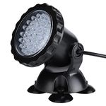 ZHG Pond Lights Underwater Fountain Light 3.5W Color Changing Submersible Spotlight with 36-LED Bulb