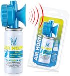 HappyAlley Air Horn, 1.4 oz 120 dB Loud Air Horns for Safety, for Coyotes and Aggressive Dog, Stops Attacking Fighting Barking Chasing, Effective Training Tool & Outdoor Safety Alarm, Blue(1 Pack)