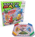 DIVCHI Race To Base Board Game for kids - Racing and Chasing to Base Game, 4 Players