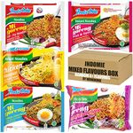 Indomie Mixed Flavours HALAL, 40 Packs Case (Original, Pedas, Rendang, Chicken, BBQ Chicken, etc.) | 4+ Flavours Selected by WaNaHong