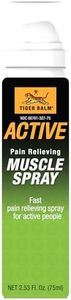 TIGER BALM Active Muscle Spray, 2.53 fl. oz. – Tiger Balm Muscle Rub Spray – Analgesic for Back Discomfort, & More – Relieving for Soreness