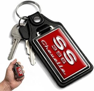 Brotherhood Car Key Chain for Chevelle - Classic Models Keychain for Men and Women Gift Key Ring - Red - SS 1969