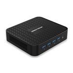 MINISFORUM GK41 Mini PC 8GB LPDDR4 256GB SSD Intel Celeron J4125(up to 2.7GHz), Quad Core, HDMI&DP 4K@60Hz Outputs, 2X Gigabit Ethernet, 4X USB 3.0, Dual Band WiFi, Support PXE Boot, Auto Power On