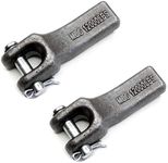 Gripon (Pack of 2) 5/16 inch Weld-On Safety Chain Retainer for Truck Trailer Hitch