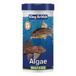 King British – Algae Wafers 200g – Multi-Vitamin Complete Sinking Fish Food – For Bottom Feeding Catfish, Plecostomus & Algae Eating Fish Natural Ingredients