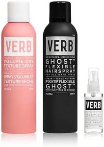 VERB Volume Dry Texture Spray, 5 oz Ghost Hairspray, 7 oz Ghost Oil, 2oz - Stylers Bundle