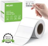 NELKO Genuine Thermal Labels Compatible with Nelko P110 Label Maker, 1.57"x1.18" (40x30mm), Multi-Purpose Label Tape Self-Adhesive Thermal Paper, White, 230 Labels/1Roll